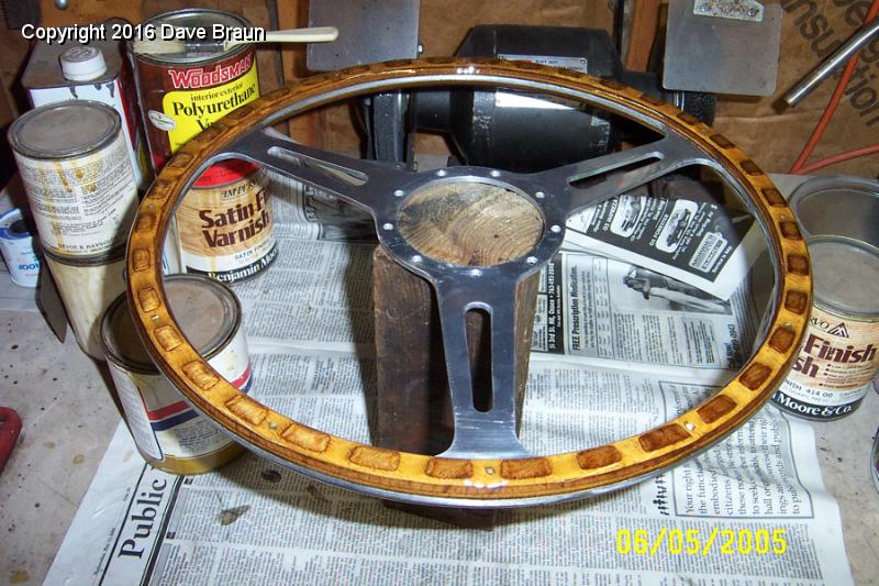MGTD15470/Steering/Steering Wheel Refinishing/Varnishing wheel grip